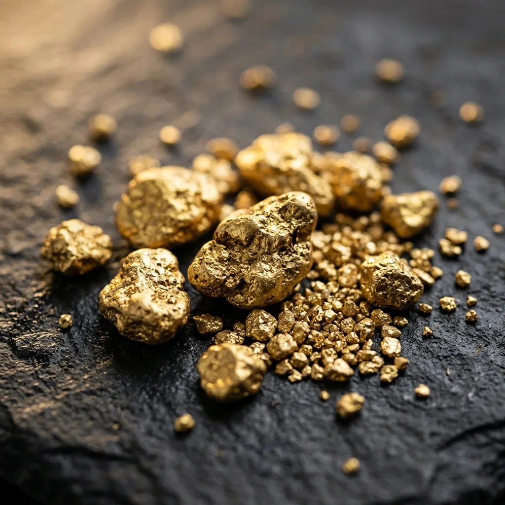 Gold, one of the five Panchadhatu metals